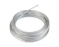 Adelinspor 6 mm PVC Kaplı Çelik Halat (İzoleli,İç 4 mm) 100 m - 3