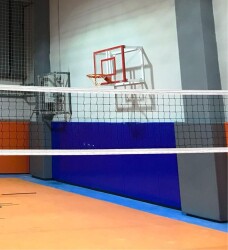 Adelinspor Diomond Voleybol Filesi (Ağı) 6,5 m, Brandalı 6 mm Çelik Halatlı 3,5 mm Polyamid İp File - 5