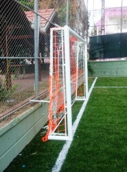 Adelinspor 2,20*3,5*0,60 m Diomond Metal Futbol Kale Direği - 4