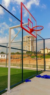 Standart Basketbol Potası Yaylı Çember 105*180 12 mm Akrilik Cam Panya - 10