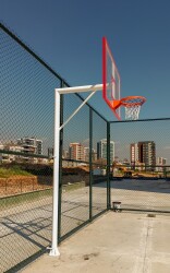 Standart Basketbol Potası Yaylı Çember 105*180 20 mm Akrilik Cam Panya - 8