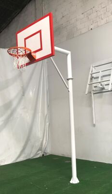 Standart Basketbol Potası Yaylı Çember 90*120 Fiber Panya - 6