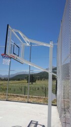 Adelinspor Basketbol Potası Yükseklik Ayarlı 105*180 12mm Cam - 3