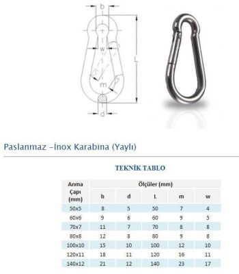 Adelinspor Karabina 10*100 MM 10 lu Paket - 2