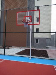 Mia Basketbol Potası 105*180 8 mm Solid Polikarbon 45 cm Sabit Çember - adelinspor