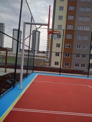 Mia Basketbol Potası 105*180 8 mm Solid Polikarbon 45 cm Sabit Çember - 7