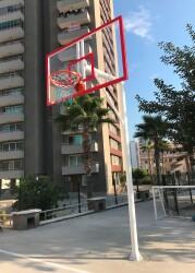 Mia Basketbol Potası 105*180 8 mm Solid Polikarbon 45 cm Yaylı Çember - 8