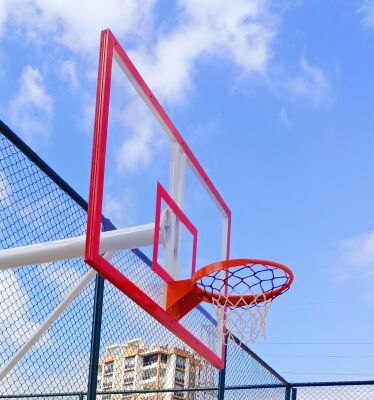 Basketbol Panya Seti Sabit Çember 105*180 12 mm Akrilik Cam Panya - 3