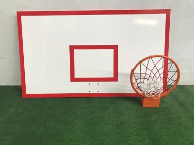 Basketbol Panya Seti Yaylı Çember105*180 Fiber Panya - 5