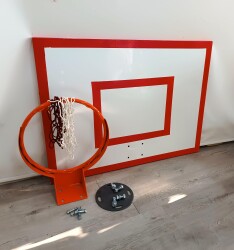 Basketbol Panya Seti Sabit Çember 90*120 1,5 mm Sac Panya - adelinspor