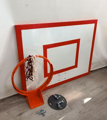 Basketbol Panya Seti Sabit Çember 90*120 2 mm Sac Panya - 9