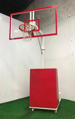 Adelinspor Premium Seyyar Basketbol Potası 105*180 10 mm Cam - 6